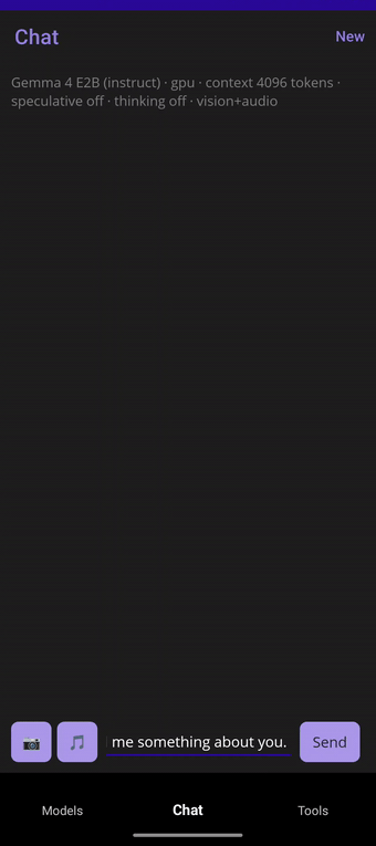 Streaming chat on-device in the MAUI sample (Android)